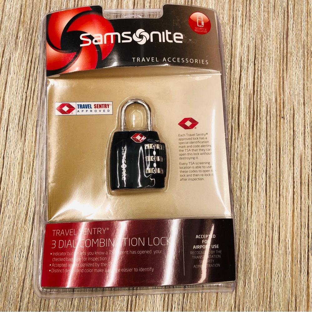 NIB Samsonite Travel Combination Lock